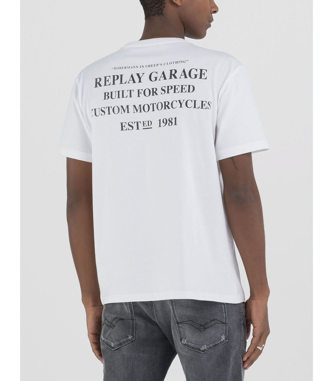 モーターサイクルプリントTシャツ 詳細画像 ホワイト 2